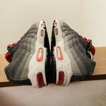 ★希少レア★ NIKE AIR MAX 95 ウルフグレー×チリレッド　27.5_画像4