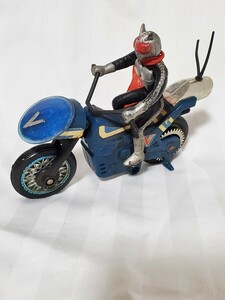 仮面ライダースーパー1　ブルーバージョン　ポピー　昭和レトロ　当時物　ジャンク品　希少