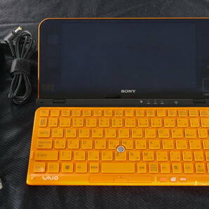 SONY VAIO P VPCP119KJ/D Orange オレンジ (Atom Z530/2GB/64GB SSD/8inch/Windows 10 Home/Office) 動作確認済の画像1