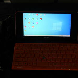 SONY VAIO P VPCP119KJ/D Orange オレンジ (Atom Z530/2GB/64GB SSD/8inch/Windows 10 Home/Office) 動作確認済の画像2