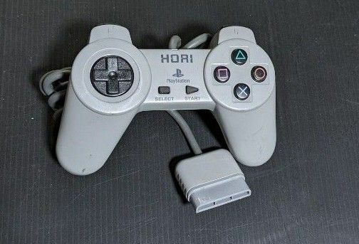 PS1 コントローラー ホリパッドPS グレー 動作確認済