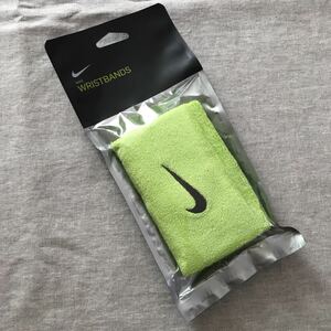 NIKEswoshu wristband both hand for 1 set (2 piece insertion ) wide lime 