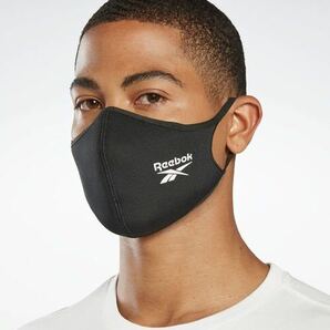 Reebokリーボック フェイス カバー 3枚組 マスク ブラック フェイスマスク