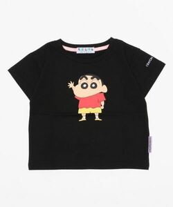 ラゲッドワークス クレヨンしんちゃん 天竺 Tシャツ キッズ 110 黒