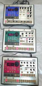 u5 KORG ELECTRIBE ER-1 ES-1 EA-1 3台セット リズムプロダクション サンプラー アナログモデリングシンセサイザー 通電確認済み