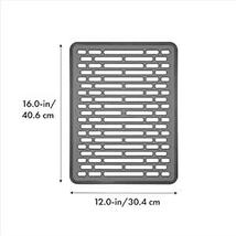 OXO(オクソー) シンク 用 流し 保護 マット 大サイズ グレ_画像2