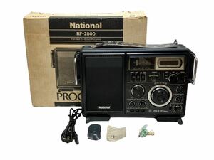 ジャンク 簡易動確のみ 動作不良アリ ナショナル NATIONAL PROCEED 2800 RF-2800 FM-AM 5 バンド レシーバー ラジオ [TK24-0519-2]