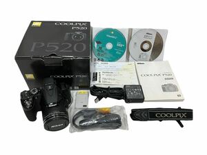 訳あり品 NIKON ニコン COOLPIX クールピクス P520 デジタルカメラ カメラ ブラック系色 [TK24-0522-4]