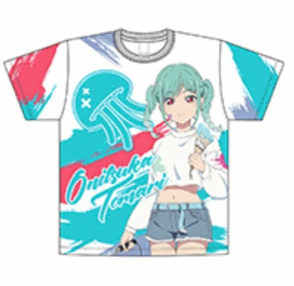 ラブライブ！ スーパースター!! キャラポップフェス ペイントTシャツ 鬼塚冬 フルグラフィックTシャツ アトレ 秋葉原