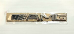 メルセデス　ベンツ　立体　AMG エンブレム　シルバー　メッキ、