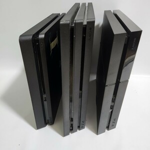 ジャンク品 PS4 3台セット 動作未確認 通電確認済み CUH-2000B CUH-7200C CUH-1000A ブラック SONY ソニー 1スタ