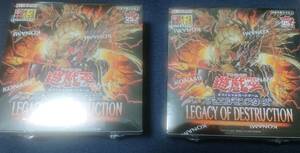 [ first time version new goods 2box] Legacy obtes traction [ Yugioh ]LEGACY OF DESTRUCTION[yugioh]