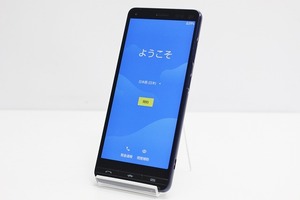 au 京セラ BASIO4 KYV47 SIMロック解除済み SIMフリー Android スマートフォン 残債なし 32GB ブルー