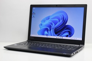 ノートパソコン Windows11 中古 東芝 Dynabook B65 大画面 15.6インチ 第8世代 Core i3 SSD256GB メモリ4GB カメラ 10キー