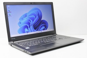 ノートパソコン Windows11 中古 東芝 Dynabook B65 大画面 15.6インチ 第8世代 Core i3 SSD256GB メモリ4GB カメラ 10キー