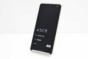 docomo SHARP AQUOS sense5G SH-53A SIMロック解除済み SIMフリー Android スマートフォン 残債なし 64GB イエロー