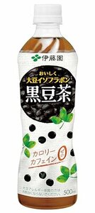 伊藤園 黒豆茶 おいしく大豆イソフラボン 500ml×24本