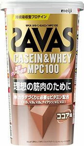 ザバス(SAVAS) カゼイン&ホエイ MPC100 ココア味 210g 明治