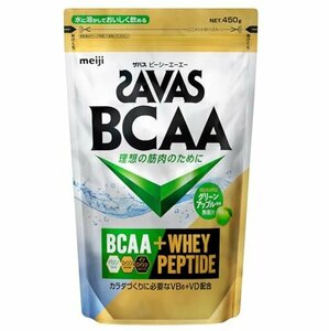 ザバス(SAVAS) BCAAパウダー グリーンアップル風味 450g 明治