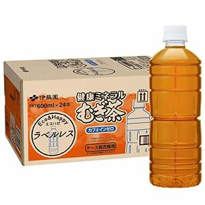 伊藤園 ラベルレス 健康ミネラルむぎ茶 600ml×24本