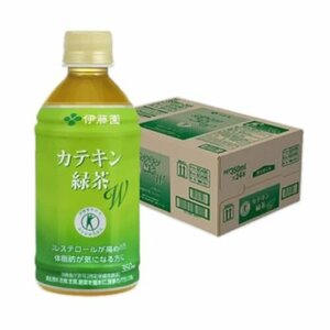 [トクホ]【伊藤園 健康体 公式通販】カテキン緑茶Ｗ PET 350ml×24本 国産茶葉使用 ノンカロリー ペットボトル お茶