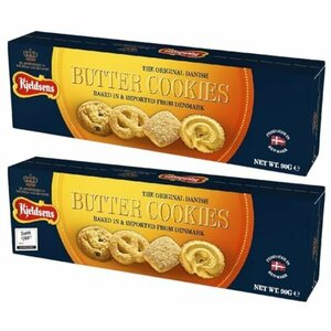 ケルドセン バタークッキー 4種 アソート 90g×2個 Kjeldsens Butter Cookies 90g (P・・・