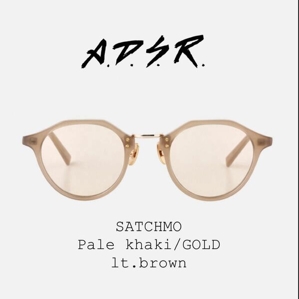 A.D.S.R SATCHMO 06 Perl khaki gold ケース付き