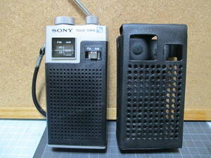 SONY　TFM-4500　AM/FM2バンドラジオ　MAID　IN　JAPAN