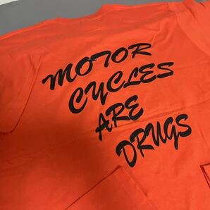 MOTORCYCLES ARE DRUGS バイクは麻薬　Tシャツ【XXLサイズ】