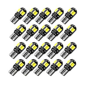 CANBUS対応 T10 T16 LEDバルブ 100個セット 8SMD 6000K ホワイト 高輝度 車検対応