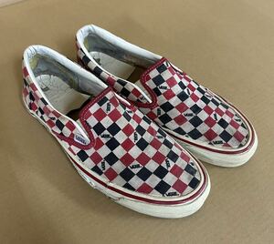 80s USA製 VANS SLIP ON size US11 バンズ スリッポン powell santacruz zorlac アメリカ製 vintage ビンテージ スニーカー