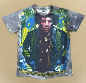 80s MOSQUITOHEAD Jimi Hendrix T-shirt Lmo ski to head jimi hand liks hand ..MADE IN USA Vintage vintage