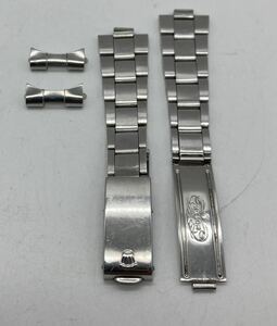 ジャンク ROLEX ロレックス 腕時計用 純正 SS ベルト ブレス 7835 19mm 弓カン 257 ビンテージ