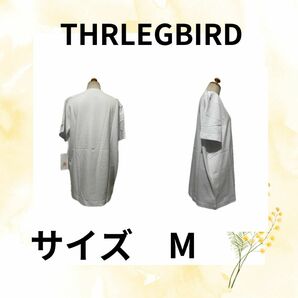 THRLEGBIRD メンズTシャツ　白　サイズM