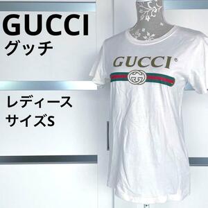 GUCCI Gucci Logo футболка женский размер S 0021