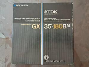 オープンリールテープ １０号　ＴＤＫ ＧＸ 35/180ＢＭ 使用録音済み　自宅長期保管品