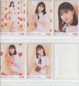 ★乃木坂46　生写真　岩本蓮加　2020 Valentine　5種セット　コンプ