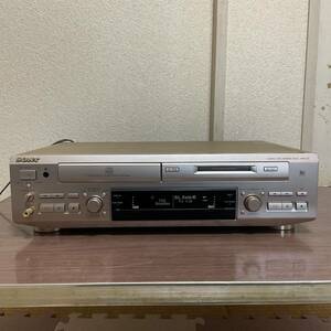 《SONY MXD-D2・CD/MDデッキ・通電確認済／ジャンク品》