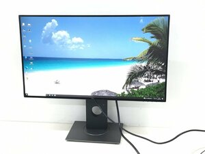 4K DELL 27型液晶モニタ- U2718Q　昇降・回転可能 4K（3840x2160）2018年製　訳あり　中古現状品（管：2B-M）