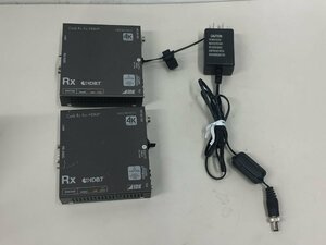 IDK Cat6 ＲX for HDMI HDC-ＲH100-Ｃ　中古品２個セット　電源ACアダプター１個(管２FB２-N５）