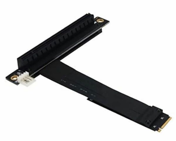 M.2 NGFF キーM アダプター、PCIe3.0 X16アダプター、PCIEをM.2に変換　コード長さ50cm eGPU 