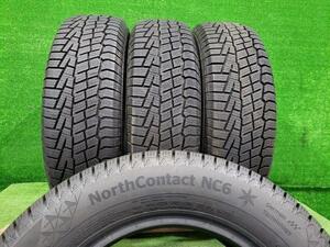 コンチネンタル CONTINENTAL スタッドレスタイヤ 4本セット NORTH CONTACT NC6 165/70R14 2023年 9分山