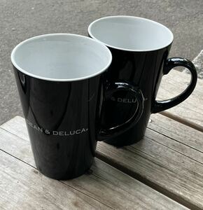 DEAN & DELUCA 大きめのマグカップ　ブラック 2コ　送料無料