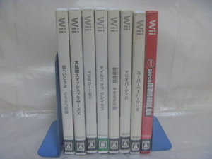 Wii ソフト まとめて 8本 動作未確認 ジャンク品 マリオシリーズ どうぶつの森 牧場物語等々