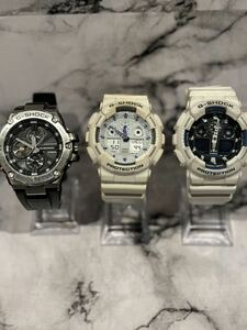 CASIO G-SHOCK GST-B100 ソーラー 、GA-100A、GA-100Bセット