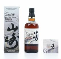 ◆1円~◆美品未開栓◆SUNTORY YAMAZAKI WHISKYサントリー 山崎 ピーテッドモルト スパニッシュオーク ウイスキー 43% 700ml 冊子付箱付 _画像1