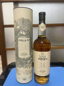 * 1 jpy ~* beautiful goods not yet . plug *OBAN over n single malt Scotch whisky 750ml 43% box attaching 