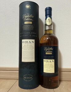 ◆ 1円~◆美品未開栓◆OBAN オーバン ダブルマチュアード 2000-2015 シングルモルトスコッチウイスキー　700ml 43％ 箱付き