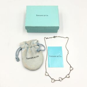 5/9YK-G2488★Tiffany ティファニー TIFFANY&Co./シルバー ネックレス/オープンハート/DD0/EA0