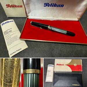 *Pelikan pelican fountain pen #400* pen .14G-585*1974 year circle . buy goods * Germany made *